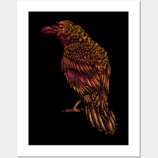 Raven // Literature Mythology Bird Crow Sticker Magnet Mask Posters and Art